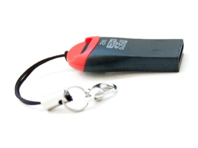 Картридер ORIENT Mini CR-012 (Micro SD, M2) Black/Red