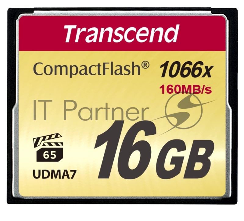Флеш карта CF 16GB Transcend, 1066X