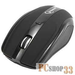 Оптическая мышь Gembird MUSW-214, беспров., 3кн.+скр., черный (USB)