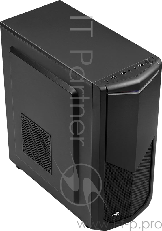 Корпус Aerocool TOMAHAWK, ATX, без БП, 202x440.5x399мм (ШxГxВ), USB2.0 x2