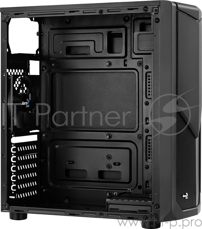 Корпус Aerocool TOMAHAWK, ATX, без БП, 202x440.5x399мм (ШxГxВ), USB2.0 x2