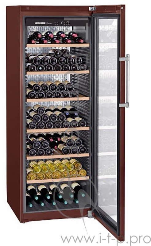Винный шкаф Liebherr WKt 5552 коричневый (однокамерный)