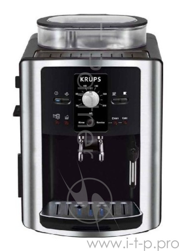 Кофемашина Krups EA8010PE 1450Вт черный/серебристый