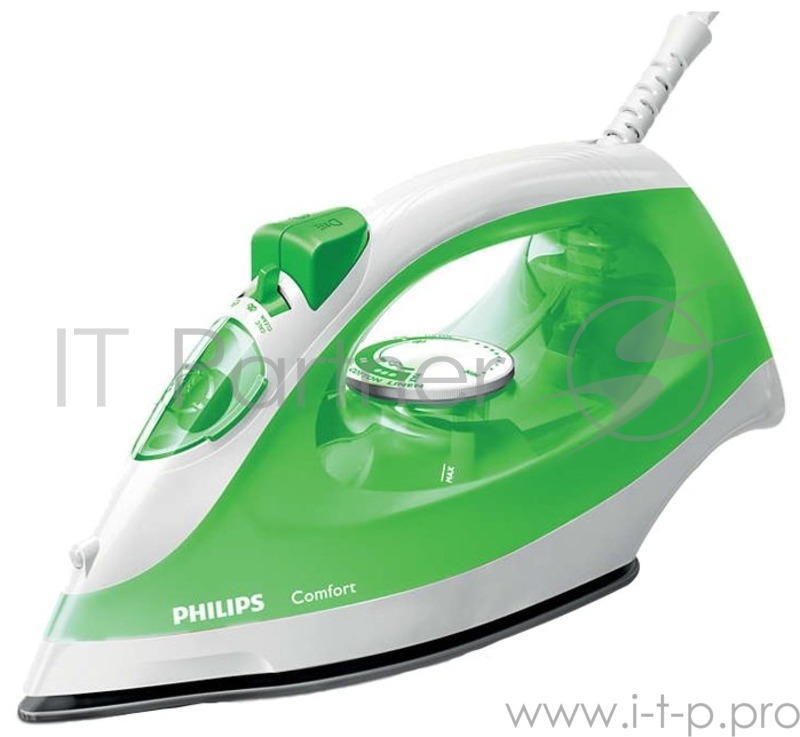 Утюг PHILIPS GC1441/70 мощность 2000 Вт, материал подошвы: керамика, постоянный пар (до 25 г/мин), паровой удар (100 г/мин),ёмкость для воды 220мл,очистка от накипи,система капля-стоп.