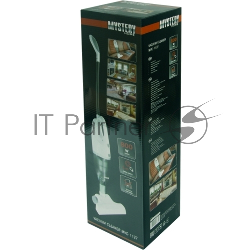 Пылесос Пылесос MYSTERY MVC-1127, 800Вт, компактный пылесос со съемной ручкой, безмешковый, HEPA фильтр