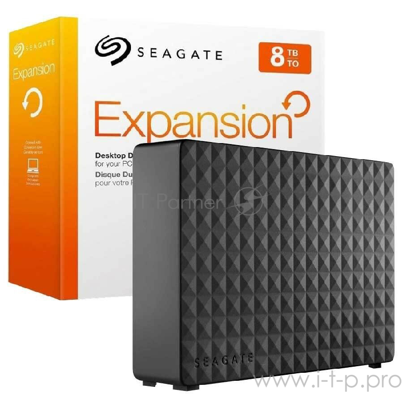 Накопитель на жестком магнитном диске Seagate Внешний жесткий диск Seagate STEB8000402 8000ГБ Expansion Desk 3,5 USB 3.0