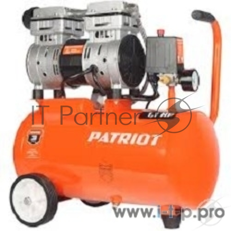 Компрессоры, Пневматическое оборудование PATRIOT WO 24-160 Компрессор 525306375 {Безмасляный Мощн. 1,1 кВт Напр. 230В Об. двиг.: 2850 об/мин Производительность: 160 л/мин Объем ресивера: 24 л Давление: 8 бар}