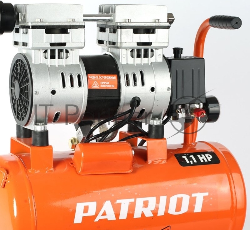 Компрессоры, Пневматическое оборудование PATRIOT WO 24-160 Компрессор 525306375 {Безмасляный Мощн. 1,1 кВт Напр. 230В Об. двиг.: 2850 об/мин Производительность: 160 л/мин Объем ресивера: 24 л Давление: 8 бар}