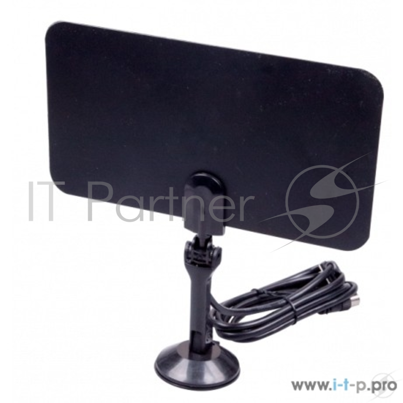 Антенны для цифровых приставок DVB-T2 RITMIX RTA-050 {Пассивная, комнатная, усиление 5 дБ, DVB-T, DVB-T2, ISDB-T, DMB-T/H, ATSC, DAB (радио), VHF:87.5-230 МГц UHF:470-862 МГц FM: 87,5-108 МГц}