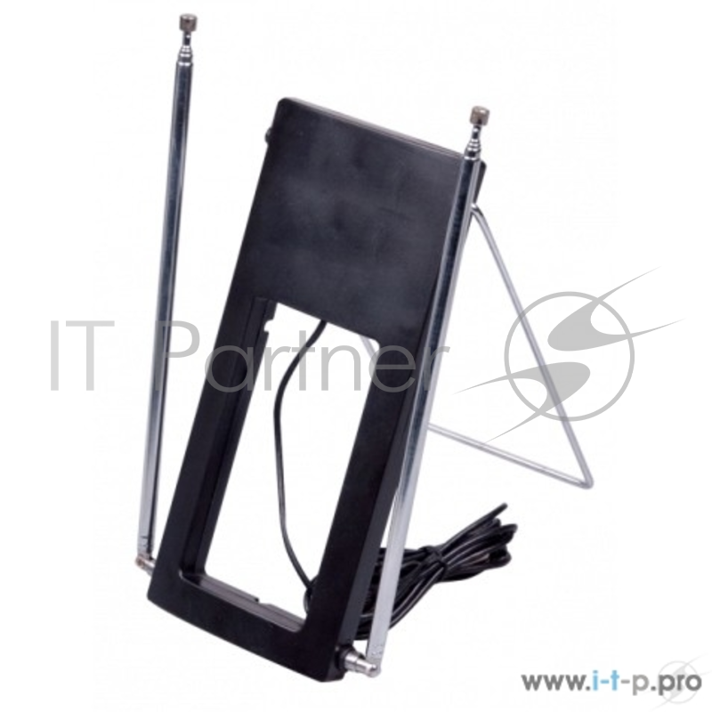 Антенны для цифровых приставок DVB-T2 RITMIX RTA-030 {Пассивная, комнатная, усиление 8 дБ, DVB-T, DVB-T2, ISDB-T, DMB-T/H, ATSC, DAB (радио), VHF:87.5-230 МГц UHF:470-862 МГц FM: 87,5-108 МГц}