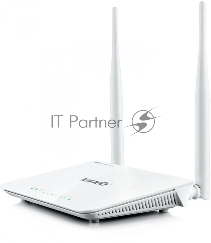 Сетевое оборудование TENDA F300 маршрутизатор 802.11n, до300Мбит/с, 2T2R, LAN: 4х10/100Мбит/с, WAN: 1х10/100Мбит/c, 2 внешние антенны 5дБи.