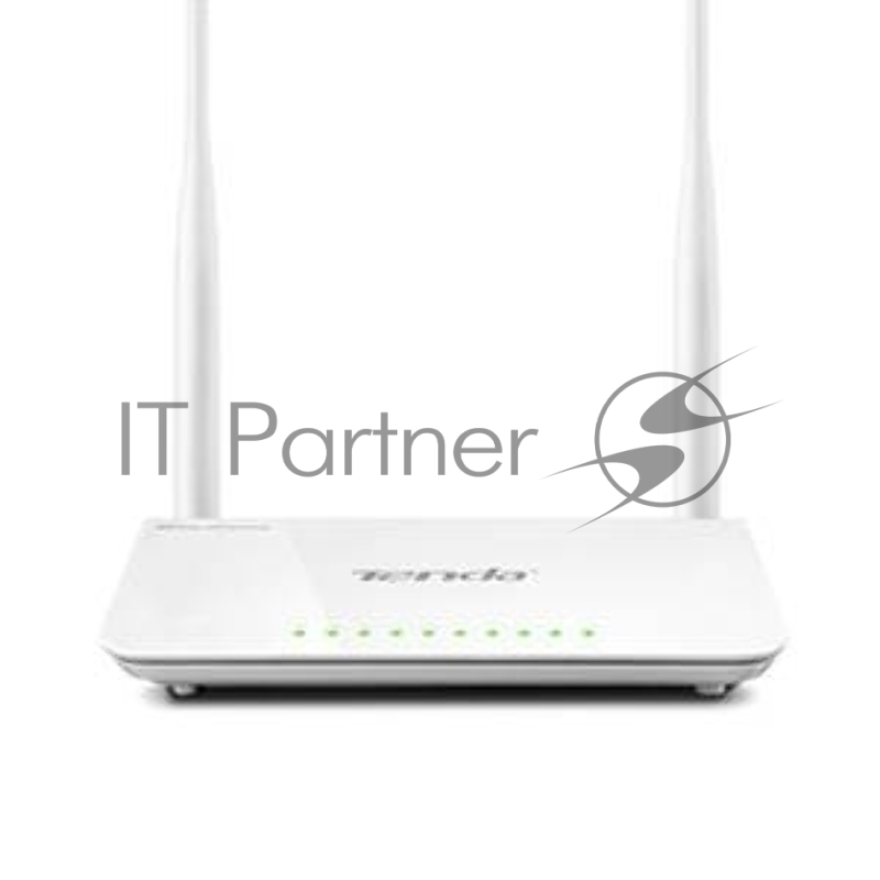 Сетевое оборудование TENDA F300 маршрутизатор 802.11n, до300Мбит/с, 2T2R, LAN: 4х10/100Мбит/с, WAN: 1х10/100Мбит/c, 2 внешние антенны 5дБи.