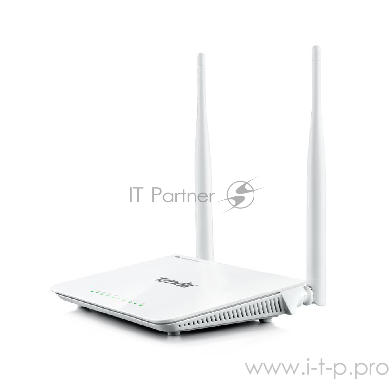Сетевое оборудование TENDA F300 маршрутизатор 802.11n, до300Мбит/с, 2T2R, LAN: 4х10/100Мбит/с, WAN: 1х10/100Мбит/c, 2 внешние антенны 5дБи.