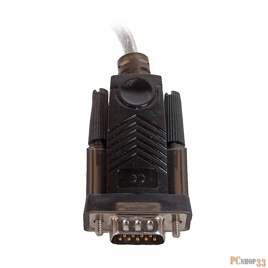 Переходник ORIENT Кабель-адаптер USS-101N18, USB Am to RS232 DB9M (Prolific PL2303HXD, поддержка Win 8.x/10), длина 1.8м, крепеж разъема - винты