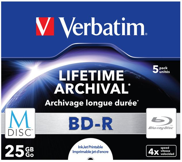 Диск BD-R Verbatim 25Gb 4x Paper box (5шт) (43823)
