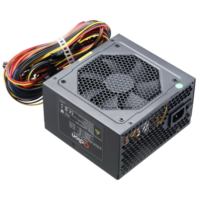 Блок питания 600Вт Power Supply FSP QDION ATX 600W, 120mm, 5xSATA, 1xPCI-E, APFC, 80+