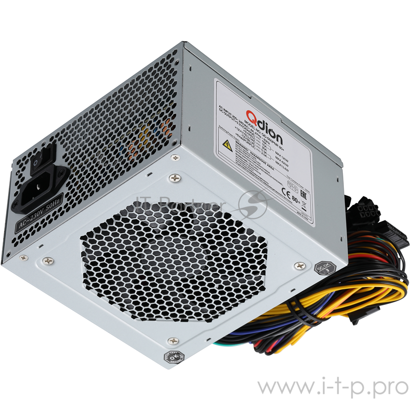 Блок питания 550Вт Power Supply FSP QDION ATX 550W, 120mm, 5xSATA, 2xPCI-E, APFC, 80+