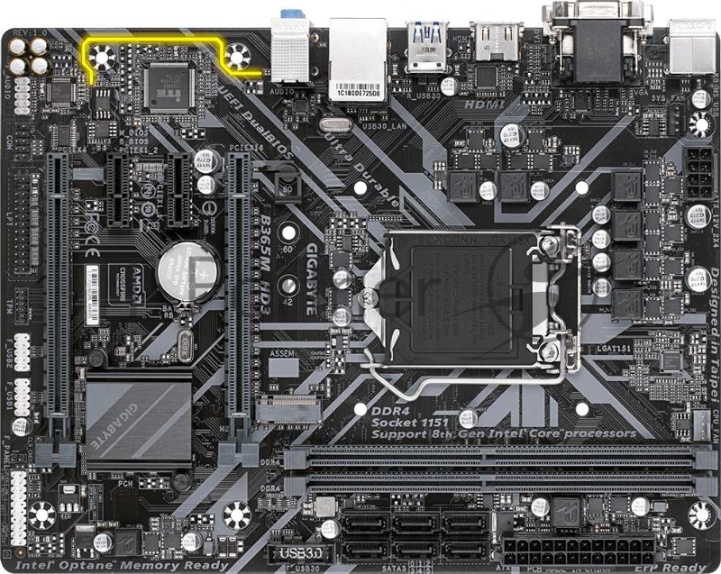 Материнская плата B365 S1151 MATX B365M HD3 GIGABYTE
