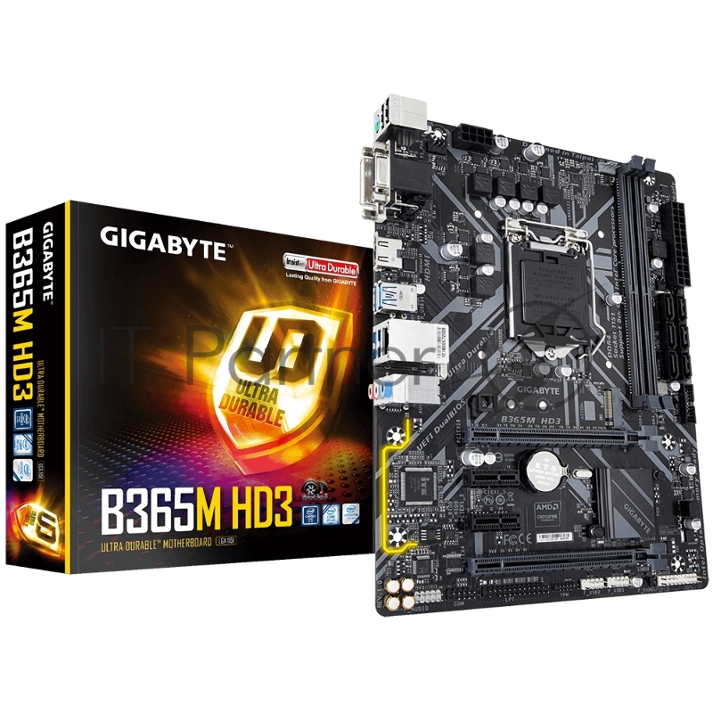 Материнская плата B365 S1151 MATX B365M HD3 GIGABYTE