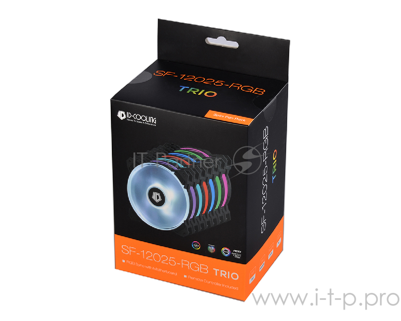 Вентилятор ID-Cooling XF-12025-RGB RGB LED/PWM