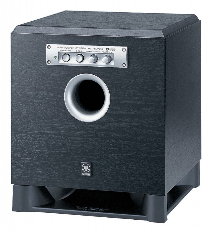 Сабвуфер Yamaha YST-SW015 120Вт черный лак