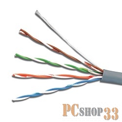 Кабель 5bites US5500-305AE Кабель UTP / SOLID / 5E / CCAG / PVC+PE / BLACK / OUTDOOR / DRUM / 305M