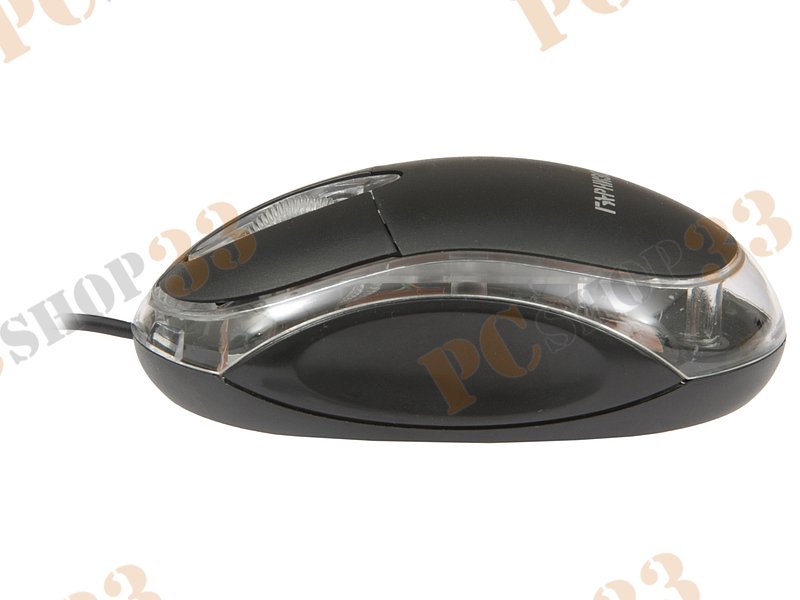 Оптическая мышь Гарнизон GM-100, 2кн.+скр., черный (USB)