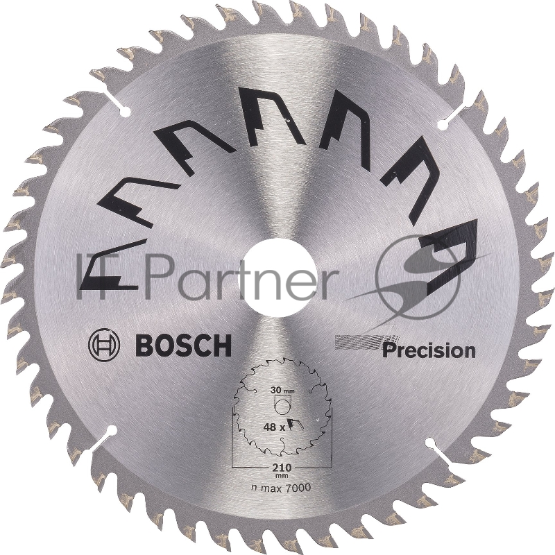 Bosch ЦИРКУЛЯРНЫЙ ДИСК 210x30 48 PRECISION 2609256873