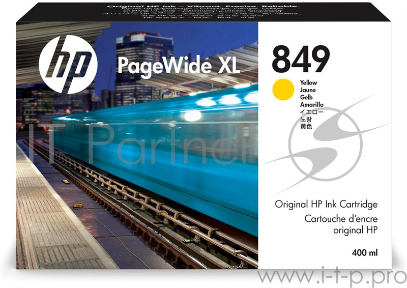 Картридж HP 849 400-ml Yel PageWide XL Ink Crtg