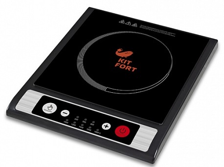 Плита Электрическая Kitfort КТ-107 черный (настольная)