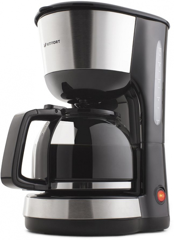 Кофеварка капельная Kitfort КТ-715 1000Вт черный