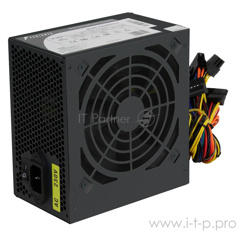 Блок питания ATX 600W BLACK PM-600ATX-F-BL POWERMAN