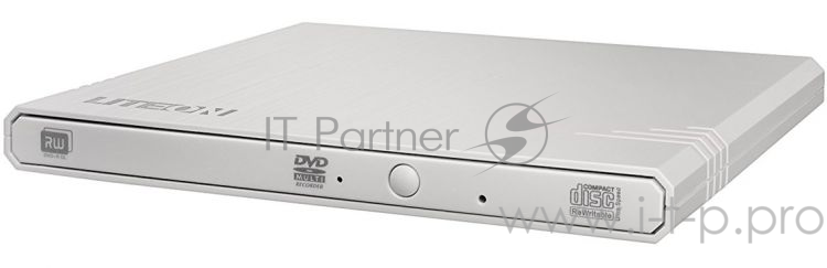 Устройство чтения-записи LiteOn eBAU108-21 DVD-RW ext. White Slim USB2.0