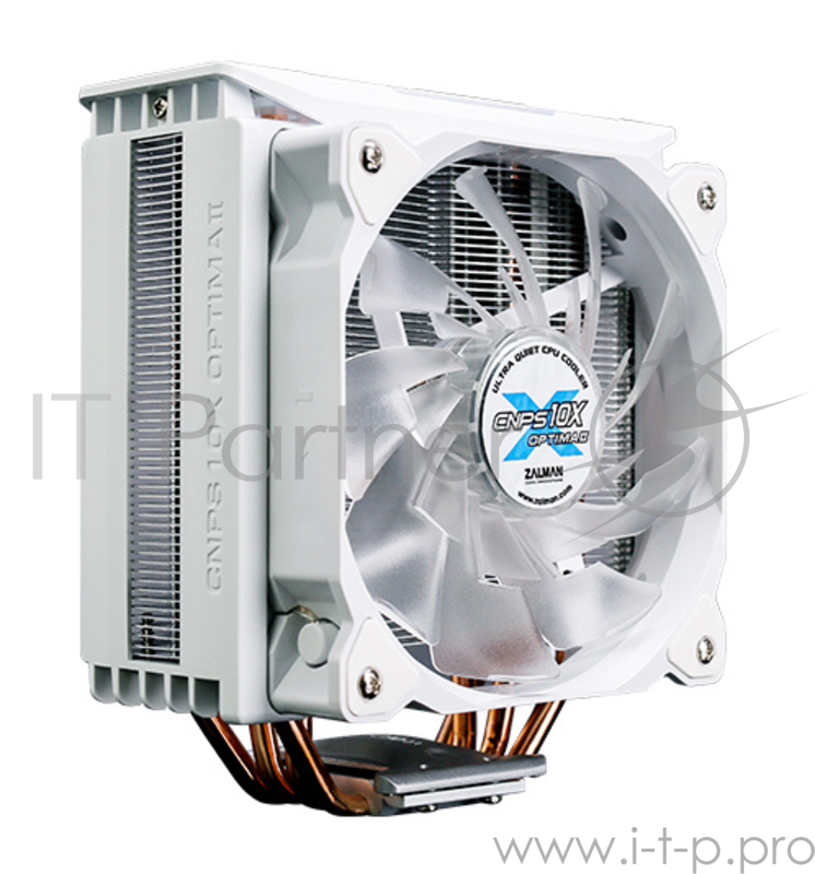 ZALMAN CNPS10X OPTIMA II, 120mm LED FAN, 4 HEAT PIPES, 4-PIN PWM, 1500 RPM, 27DBA, HYDRAULIC BEARING, FULL SOCKET SUPPORT