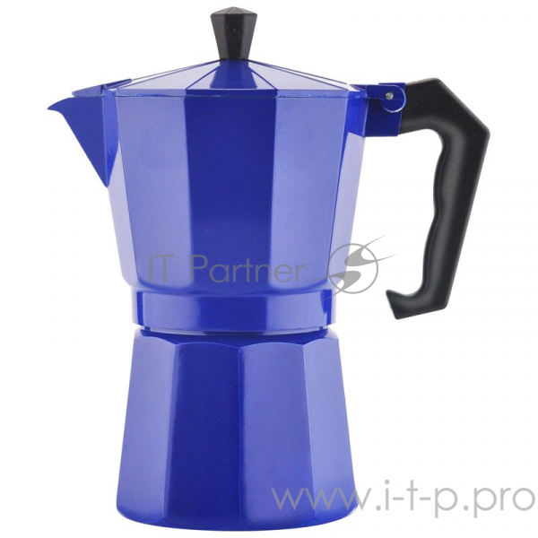 Кофеварка гейзерная MALLONY серия Grande алюминиевая на 6 чашек, окрашенный корпус 004263