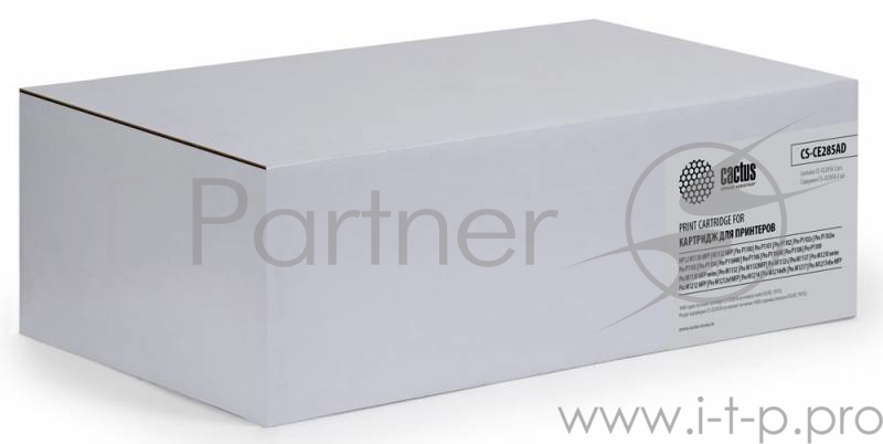 Комплект картриджей (2 шт/уп) Cactus (CE285AD) для HP LJ P1102/P1102W/M1130/M1132, Bk