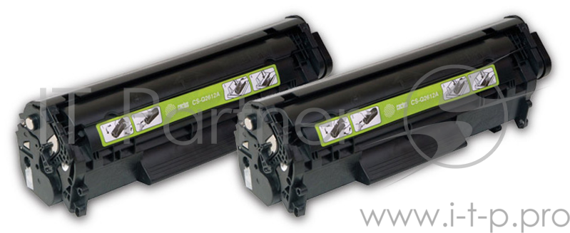 Картридж Cactus (Q2612AD) для HP LJ 1010/1012/1015/1018, Bk