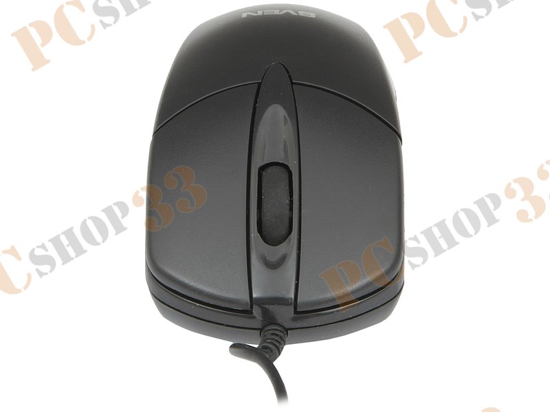 Оптическая мышь Sven RX-112, 2кн.+скр., черный (PS/2, USB)