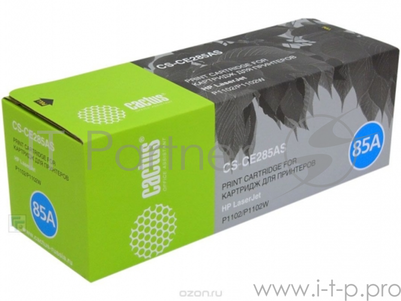 Картридж Cactus (CE285A) для HP LaserJet P1102/P1102W, Bk, 1.6K