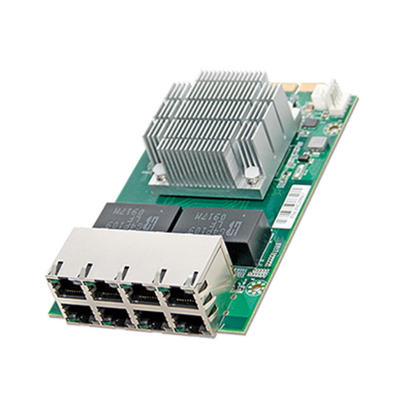 NIP-51084 (A7871460) Caswell Сетевой адаптер PCIe Gen2.0 x8, 8x 1GbE RJ-45 Ethernet Ports, Intel i350-AM4 LAN Controller