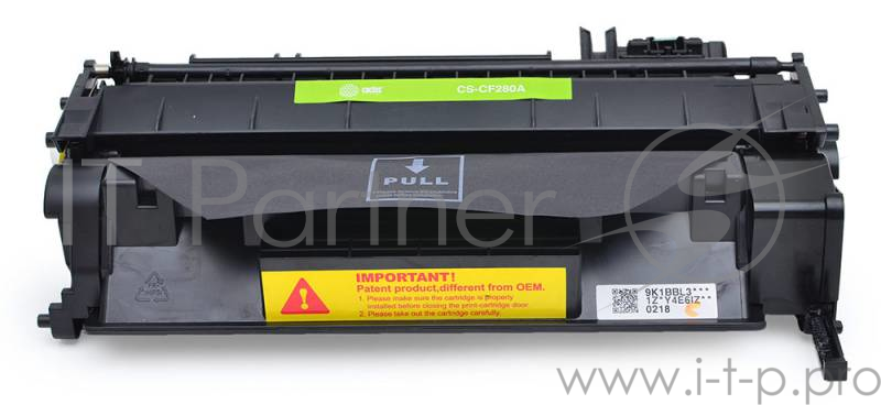 Картридж Cactus (CF280AS) для HP LJ Pro 400/M401/M425, Bk, 2.7K
