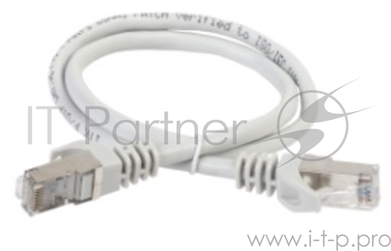 ITK Коммутационный шнур (патч-корд), кат.6 FTP, LSZH, 5м, серый