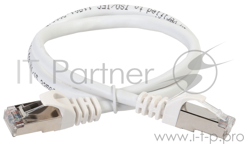 ITK Коммутационный шнур (патч-корд), кат.5Е FTP, 3м, белый