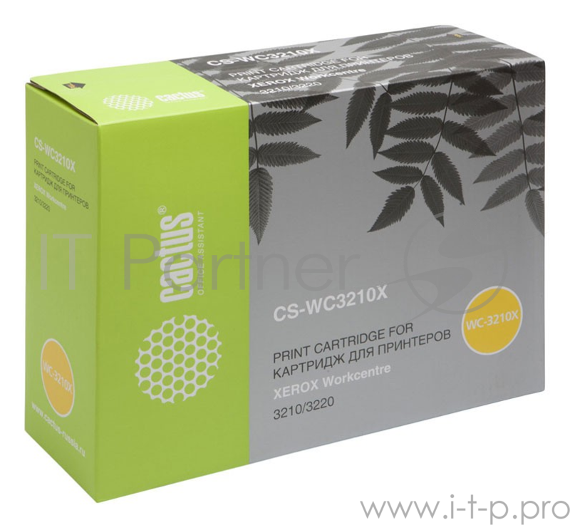 Тонер-картридж Cactus (106R01487) для Xerox WorkCentre 3210 / 3220, Bk, 4.1K