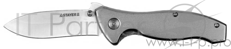 Нож STAYER 47621-1 profi складной с металлической рукояткой средний