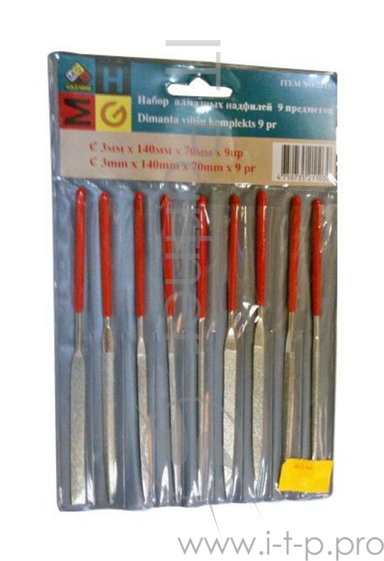 Надфиль SKRAB 21103 9шт.3х140х70 MGH