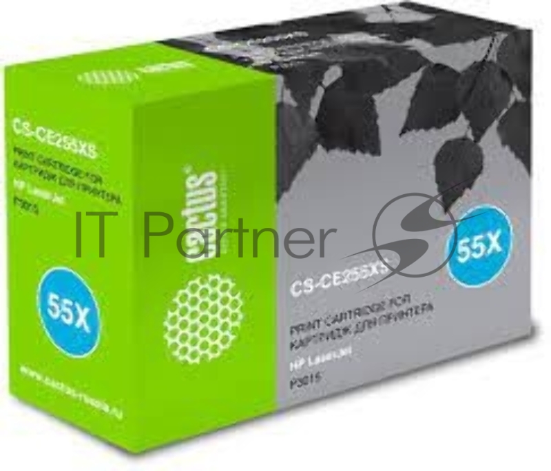 Картридж Cactus (CE255XS) для HP LaserJet P3015, Bk, 12.5K