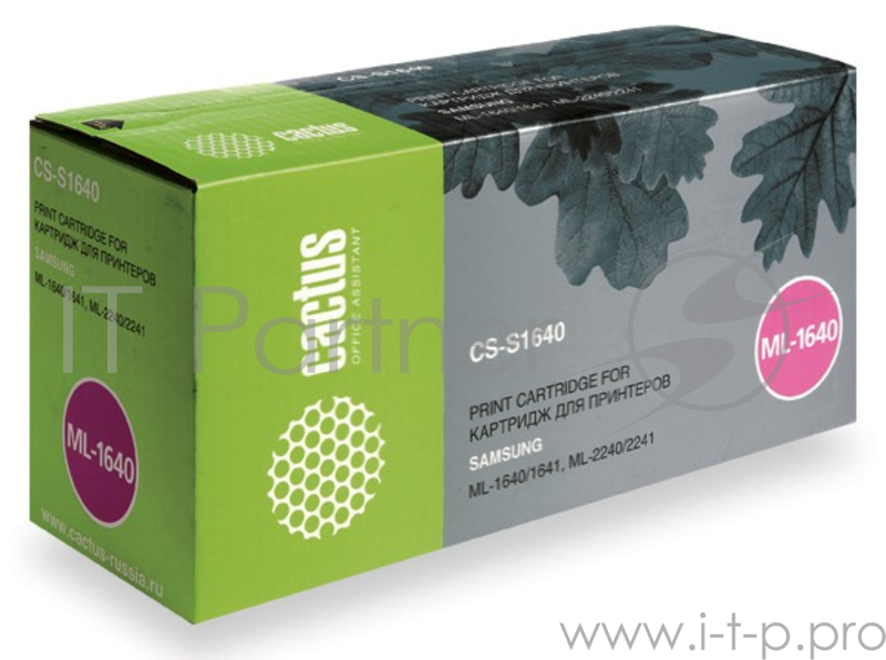 Картридж Cactus (MLT-D108S) для Samsung ML-1640/ 1641/ 2240/ 2241, Bk, 1.5K