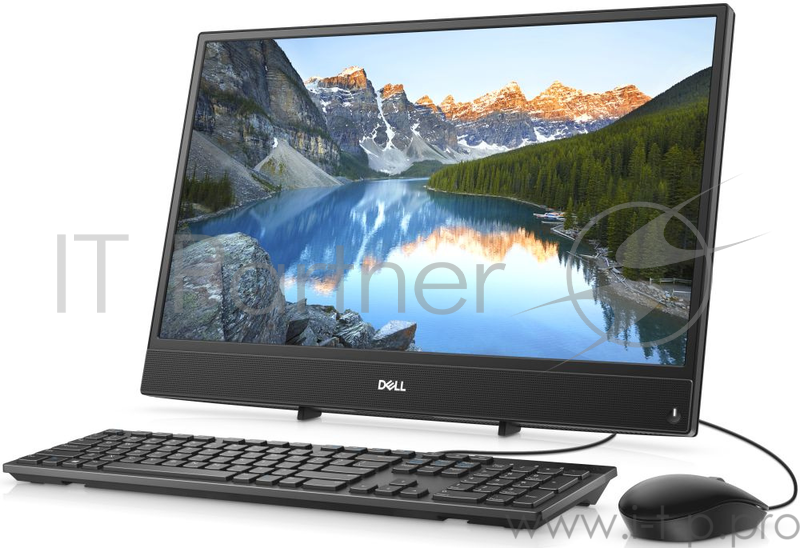 Dell Inspiron AIO 3280 21,5 FullHD IPS AG Non-Touch Core i3-8145U, 4GB, 1TB, Intel HD 620, 1YW, Win 10 Home, Black Easel Stand, Wi-Fi/BT, KB&Mouse