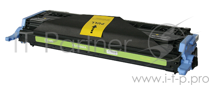 Картридж Cactus (Q6002A) для HP Color LaserJet 1600/2600N/M1015/M1017, №124A Y